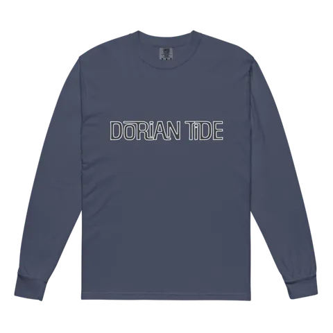 Garment-dyed heavyweight long-sleeve shirt